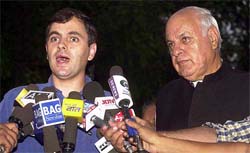 NC President Omar Abdullah talks to reporters