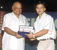 Sumit Kumar who came fifth in the all-India IIT Joint Entrance Examination