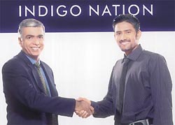 Indian spin wizard Anil Kumble with Sriram Srinivasan of Indus League Clothing