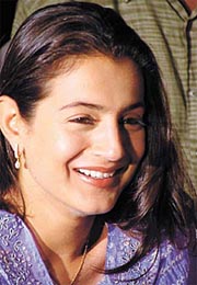 Launch of a Smile: Amisha Patel during the launch of a product 