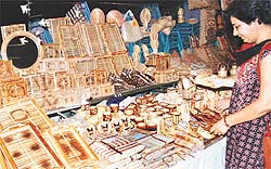 North-Eastern handicrafts and handlooms on display at Lajpat Rai Bhavan