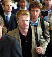 German national team goalkeeper Oliver Kahn, defender Christoph Metzelder and others