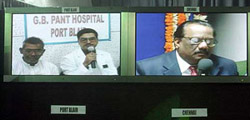 A doctor and a patient
