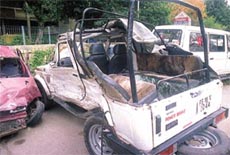 The mangled remains of the Gypsy