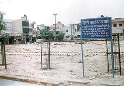 Residents have finally wrested control of the park from the local Ram Leela Mandali