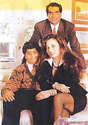 Nina Pillai stood rock-like behind Rajan when he was jailed