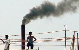 Going up in smoke.