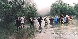 Walking under a gentle monsoon shower is a unique experience