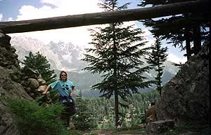 A rare foreign tourist in Pakistan's Swat Valley