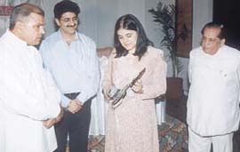 A wealth of nuggets: Former Social Welfare Minister Maneka Gandhi launching Nature and Wealth.
