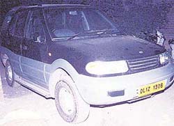 A Tata Safari impounded by the police