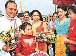 Sunil Dutt at the inauguartion of the Punjab Government film and TV institute