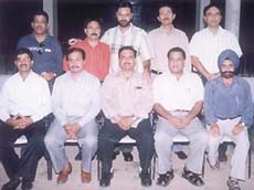 The members of the Working Committee of the Sports Committee of the DDCA 