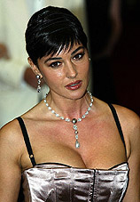 Italian actress Monica Belucci 