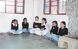 The girls at the home lead disciplined and well-regulated lives