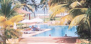 The Kenilworth Beach Resort is among the classiest of Goas hotels