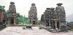The sun temple at Katarmal is surrounded by a cluster of 44 exquisitely designed shrines