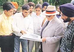 The Administrator, UT, Lieut-Gen J.F.R. Jacob , interacts with members of the Team Ocha  Ve Motor cycle Club