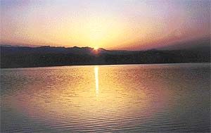 Natures wonder: Sunrise at Sukhna Lake in Chandigarh