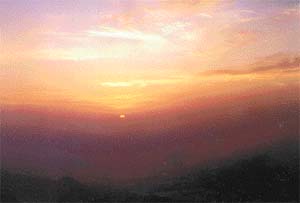 Heavenly hues: Sunset at Mount Abu