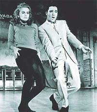 Elvis with actress Ann-Margret in Viva Las Vegas