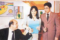 Scene from Yes Boss: Fun & games