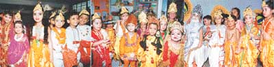 Kids of St Joseph’s School, Sector 44, Evergreen Academy, Sector 34, and Blue Bird School, Sector 16, celebrate Janmashtami
