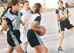 Cagers of Government Model Senior Secondary School, Sector 18 and St Annes School, Sector 32