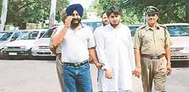 An auto-lifter, Deepak, who was brought by the Chandigarh police