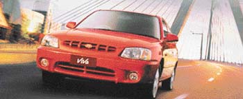 The car has a four-in-line engine
