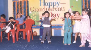Grandchildren all set to paint the town red on Grandparents Day