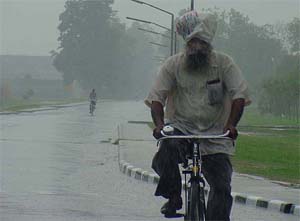 Downpour in Ludhiana