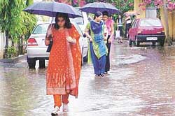 WALKING IN THE RAIN