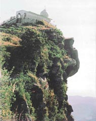 The famous Bhurshing temple near Sarahan