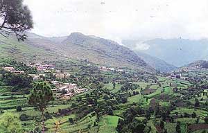 The picturesque Mangarh valley 