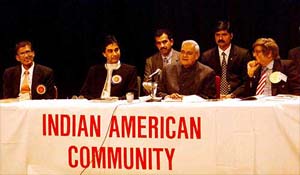 Prime Minister Atal Behari Vajpayee speaks at at a function