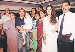 The team of Ants film at a press conference at a hotel in Sector 35