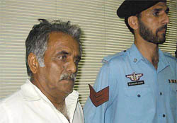 Mohammed Nawaz is presented to the media