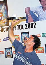Mike Whitnet, the host of the AXN Who Dares Win --- India special