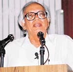Prof R.C. Mahajan delivers a lecture on Global perspective of parasitic diseases at the CSIR diamond jubilee celebrations