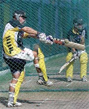 Australia's Darren Lehmann and Nathan Hauritz