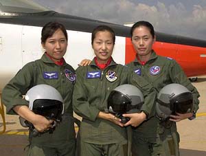 South Korean female fighter jet pilots