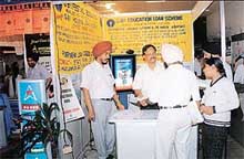 State Bank of India officials explain the education loan schemes