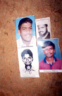 Four of the five militants who were shot dead in a joint operation