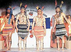 Students perform at Koshish-2002