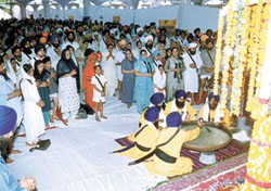 Among those who were given the Amrit