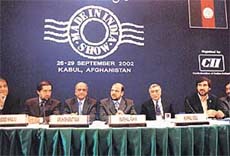 Afghanistans top political leadership at the CII show 