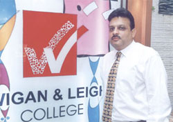 Mr Vinay Parischa, director, Wigan & Leigh College, Delhi