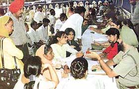 A joint alternative complaint solution camp being organised by the police in Sector 17 
