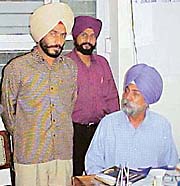 ASI Lal Singh who was arrested by the Vigilance Bureau on corruption charges 